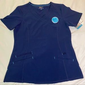 NWT Navy Blue Scrub top